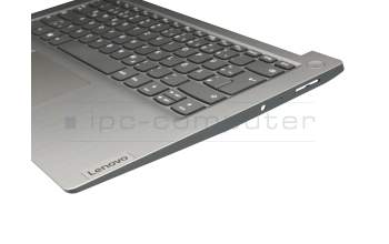 AM1JU000300 original Lenovo keyboard incl. topcase DE (german) grey/silver