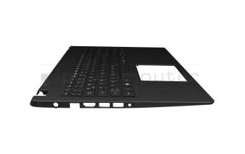 AM2ME000100 original Acer keyboard incl. topcase DE (german) black/black with backlight