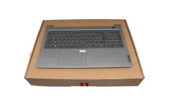 AM2XE00300 original Lenovo keyboard incl. topcase DE (german) silver/grey with backlight