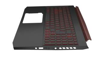 AP2K1000411-HA25 original Acer keyboard incl. topcase DE (german) black/black/red with backlight