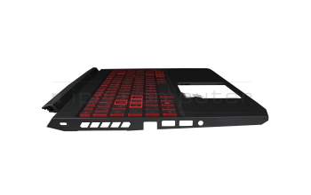 AP3AT000430-HA25 original Acer keyboard incl. topcase DE (german) black/red/black with backlight