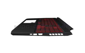 AP3AT000430-HA25 original Acer keyboard incl. topcase DE (german) black/red/black with backlight