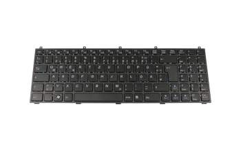 Alternative for 6-80-M9800-072-1 original Clevo keyboard DE (german) black/grey