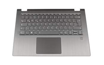 BFG10234001 original Lenovo keyboard incl. topcase DE (german) grey/grey with backlight