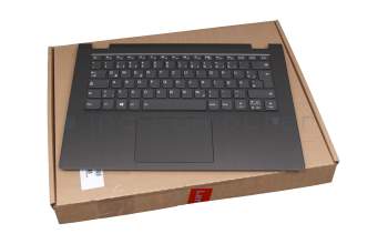 BFG10234001 original Lenovo keyboard incl. topcase DE (german) grey/grey with backlight