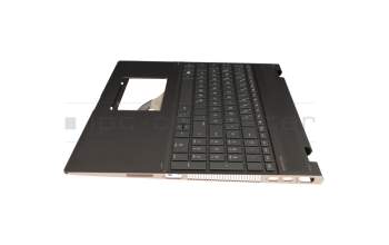 BGXHU3A5WBB0GH original HP keyboard incl. topcase DE (german) anthracite/grey with backlight