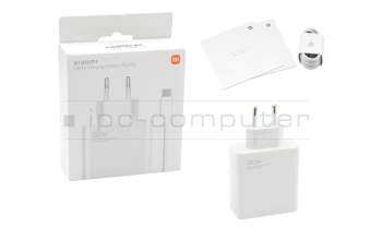 BHR6034EU original Xiaomi USB-C AC-adapter 120.0 Watt EU wallplug white (Charging Combo Type-A)