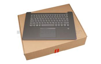 C3E430TC14E0 original Lenovo keyboard incl. topcase DE (german) grey/grey with backlight