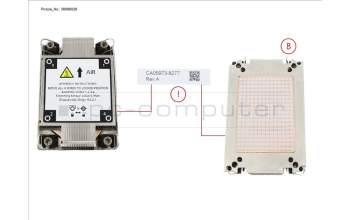 Fujitsu CA05973-8277 RX2530M7 1U CPU HEATSINK