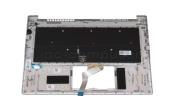 COX121060507C0 original Acer keyboard incl. topcase DE (german) silver/silver with backlight