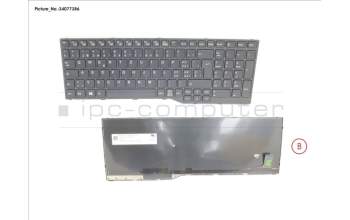 Fujitsu CP799813-XX KEYBOARD SWISS (BLACK)