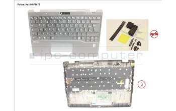 Fujitsu CP805584-XX UPPER ASSY INCL. KEYB FRANCE W/FP