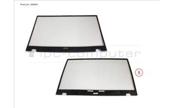 Fujitsu CP827231-XX LCD FRONT COVER (W/ HELLO)