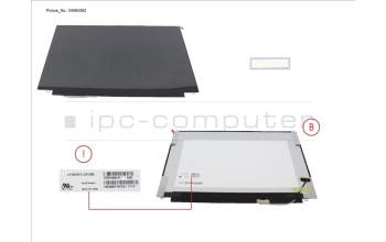 Fujitsu CP847023-XX LCD ASSY 15\" FHD TOUCH W/ PLATE