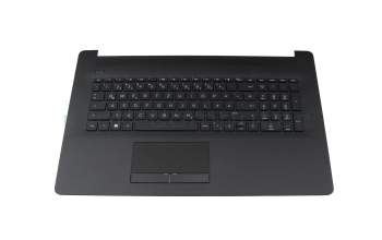 CT1920 original HP keyboard incl. topcase DE (german) black/black (with TP/DVD, surface structure \"Diamond)