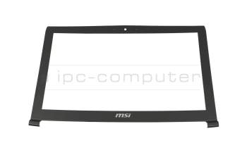 Display-Bezel / LCD-Front 39.6cm (15.6 inch) black original suitable for MSI GP62M Leopard Pro 6RE (MS-16J9)