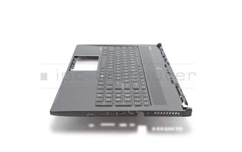 E2P-6H60521-D37 original MSI keyboard incl. topcase DE (german) black/black with backlight