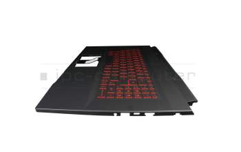 E2P-7L1C213-TA2-IM original MSI keyboard incl. topcase DE (german) black/black with backlight