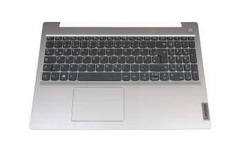 EC1JV000200 original Lenovo keyboard incl. topcase DE (german) grey/silver