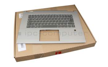 ET27G000100 original Lenovo keyboard incl. topcase DE (german) black/silver with backlight