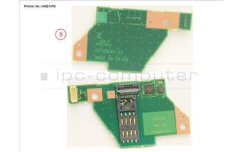 Fujitsu FUJ:CP753585-XX SUB BOARD, SMARTCARD