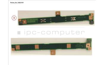 Fujitsu FUJ:CP753586-XX SUB BOARD, TP BUTTONS