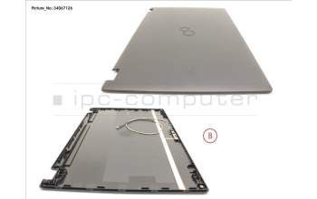 Fujitsu FUJ:CP753833-XX LCD BACK COVER ASSY(W/ CAM,MIC)