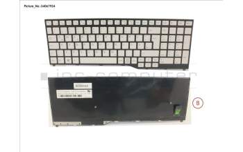 Fujitsu FUJ:CP757770-XX KEYBOARD 10KEY WHITE W/O TS GERMAN