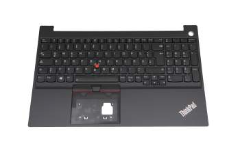 GE520 original Lenovo keyboard incl. topcase DE (german) black/black with backlight and mouse-stick