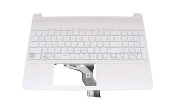 HPM16M6 original HP keyboard incl. topcase DE (german) white/white with backlight