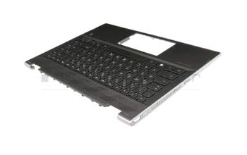 HPM17K13D0J4421 original HP keyboard incl. topcase DE (german) black/black with backlight