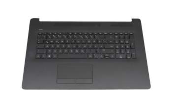 HPM17K5 REV.A01 original HP keyboard incl. topcase DE (german) black/black (TP/without DVD)