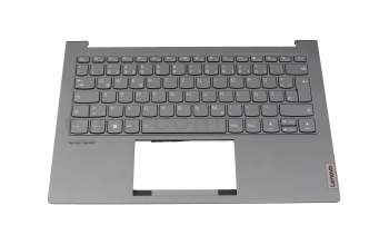 HQ20721281000 original Lenovo keyboard incl. topcase DE (german) grey/grey with backlight