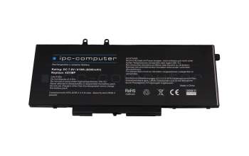 IPC-Computer battery (4 cells) compatible to Dell 4GVMP with 61Wh