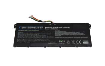 IPC-Computer battery 11.4V (Type AC14B18J) compatible to Acer KT.0030G.009 with 41Wh