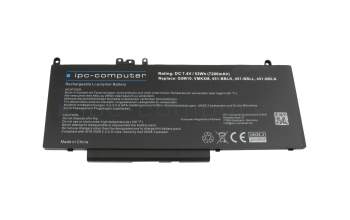 IPC-Computer battery 53Wh suitable for Dell Latitude 15 (3550)