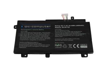 IPC-Computer battery compatible to Asus GLP606080R with 44Wh