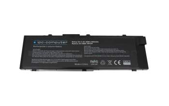 IPC-Computer battery compatible to Dell M28DH with 80Wh