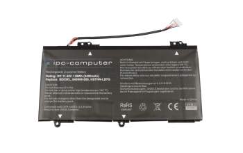 IPC-Computer battery compatible to HP 849908-850 with 39Wh