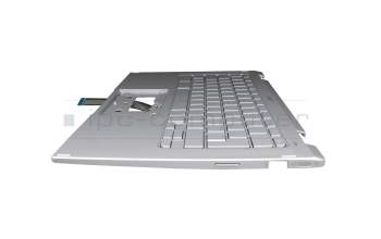 JYCZFBC original Acer keyboard DE (german) silver with backlight