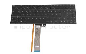 KBDR17A008-6051 original Medion keyboard DE (german) black with backlight