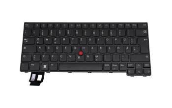 KT0121B3AK01GRA00 original Lenovo keyboard DE (german) black/black with mouse-stick