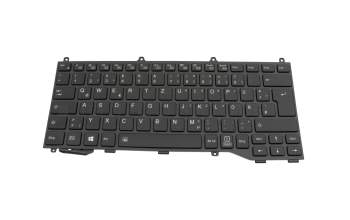 Keyboard DE (german) black/black original suitable for Fujitsu LifeBook U7310