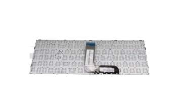 Keyboard DE (german) black/white/black white original suitable for Wortmann Terra Mobile 1516T EDU (NJ50MU)