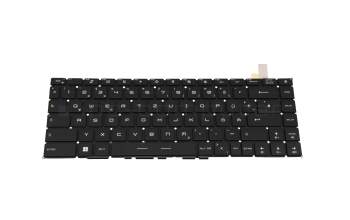 Keyboard DE (german) black with backlight original suitable for MSI Vector GP66 12UEO (MS-1544)