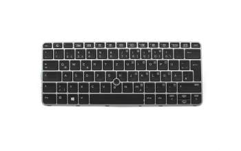 Keyboard De German Black Silver Matt With Backlight And Mouse Stick Original Suitable For Hp Elitebook 0 G3 Series Battery Power Supply Display Etc Laptop Repair Shop