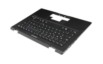 Keyboard incl. topcase DE (german) black/black original suitable for Emdoor YS11G