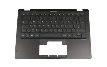 Keyboard incl. topcase DE (german) black/black original suitable for Emdoor YS13G