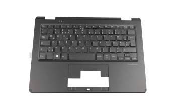 Keyboard incl. topcase DE (german) black/black original suitable for Medion Akoya E2218T (NT16H)