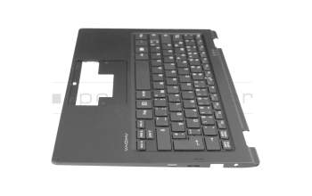 Keyboard incl. topcase DE (german) black/black original suitable for Medion Akoya E2218T (NT16H)